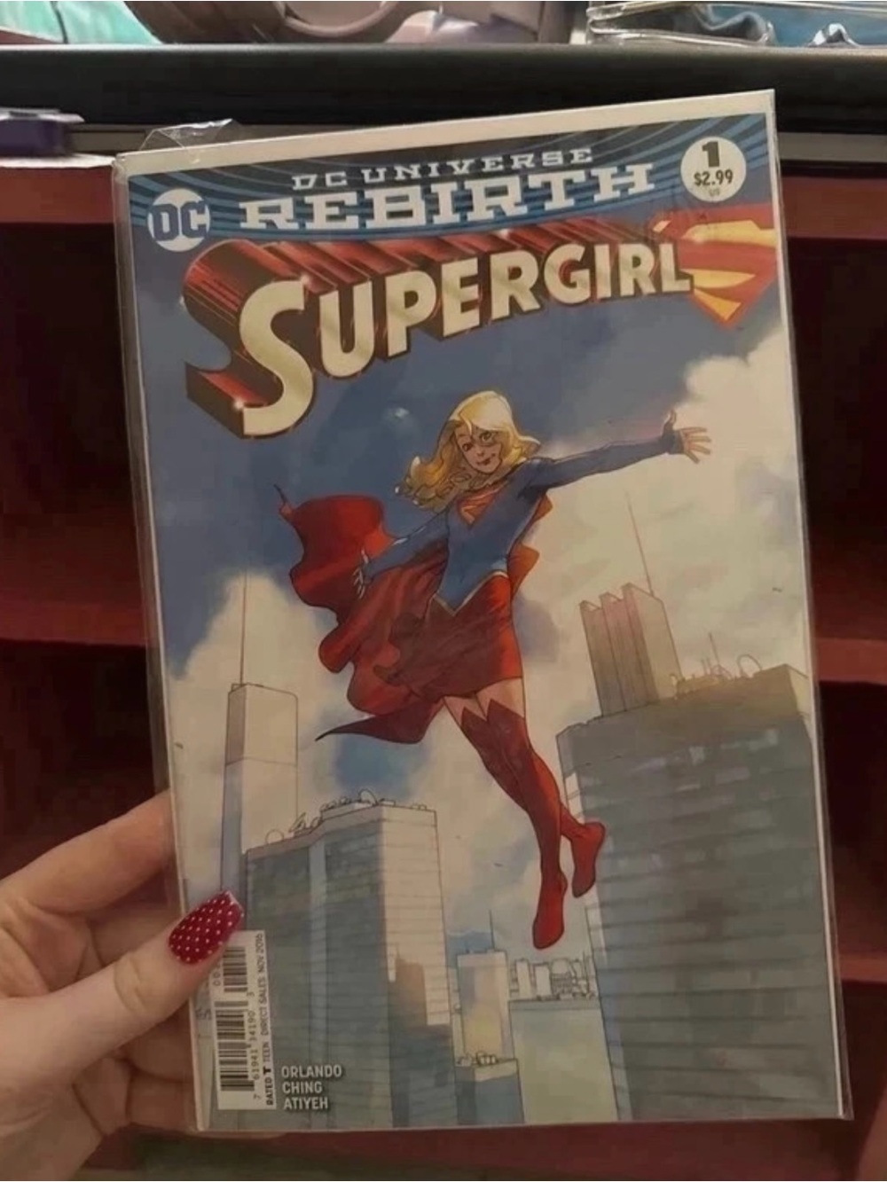 Supergirl Comic in Plastic Sleeve